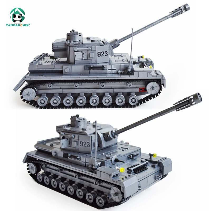 

Large Tank Building Kit Panzer IV 1193pc Building Blocks Military Army Toys for Boys Designer Toy Bricks Set Technic Kids Toy