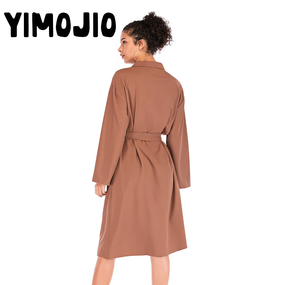 Trench coat Long Trench Spring coat women Slim Trench coat for women Elegant X-long Skirt coat Streetwear Full shirt trench coat