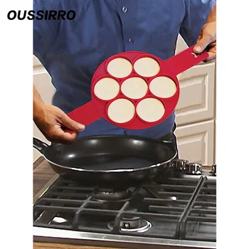 

Silicone Pancake Maker Egg Ring Maker Nonstick Easy Fantastic Egg Omelette Mold Kitchen Gadgets Cooking Tools