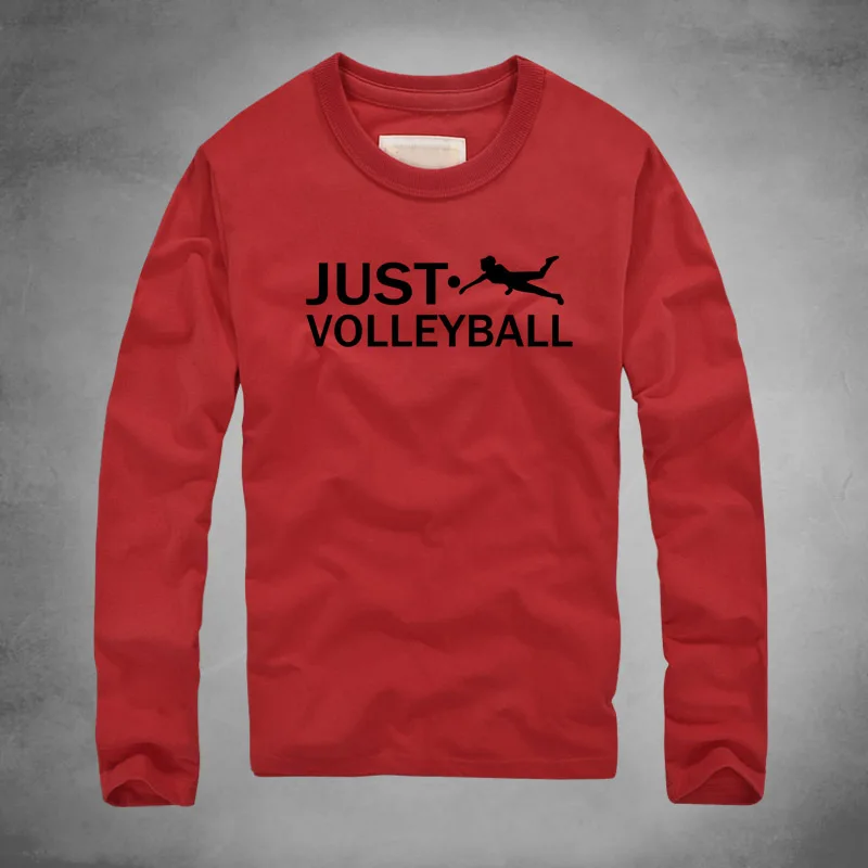 2017-New-Brand-Top-T-Shirt-Fashion-Just-Volley-ball-Printed-Long-Sleeve-Slim-Fit-T (2)