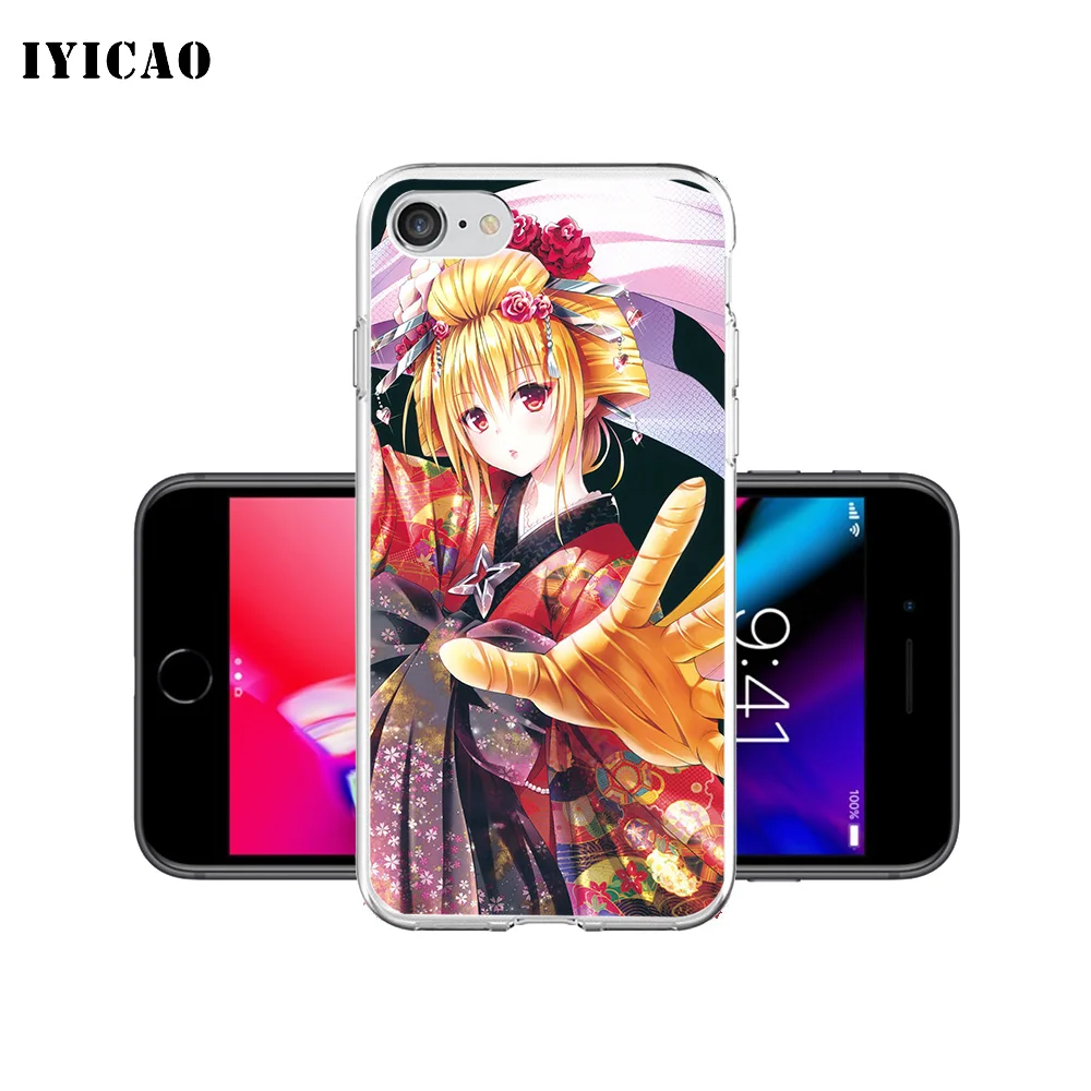 Мягкий силиконовый чехол IYICAO To Love Ru Darkness для iPhone X XR XS MAX 6 6s 7 8 Plus 5 5S SE