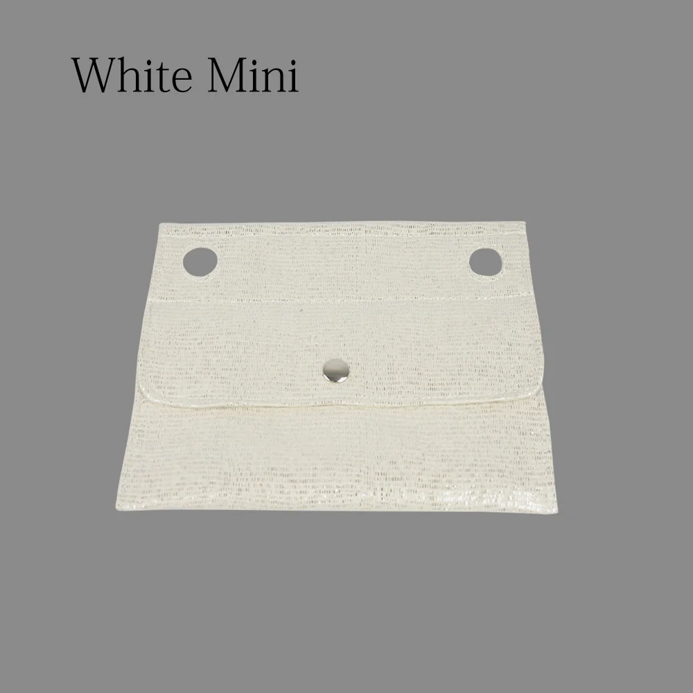 Позолоченный маленький карман для классического мини Obag для O 50' O сумка внутренняя снаружи для O 50 Сумка - Цвет: white mini