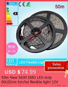 Новое поступление DC12V Светодиодная лента 5050 SMD 5 м 300led 60led/M Водонепроницаемая гибкая светодиодная лента для украшения помещений Природа/теплый белый