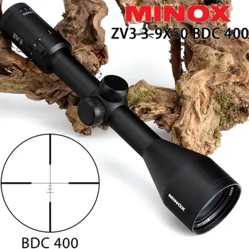 

MINOX ZV 3 3-9X50 BDC 400 Reticle Hunting Rifle Scope 1 Inch Tube Long Eye Relief Tactical Optical Sight RifleScopes