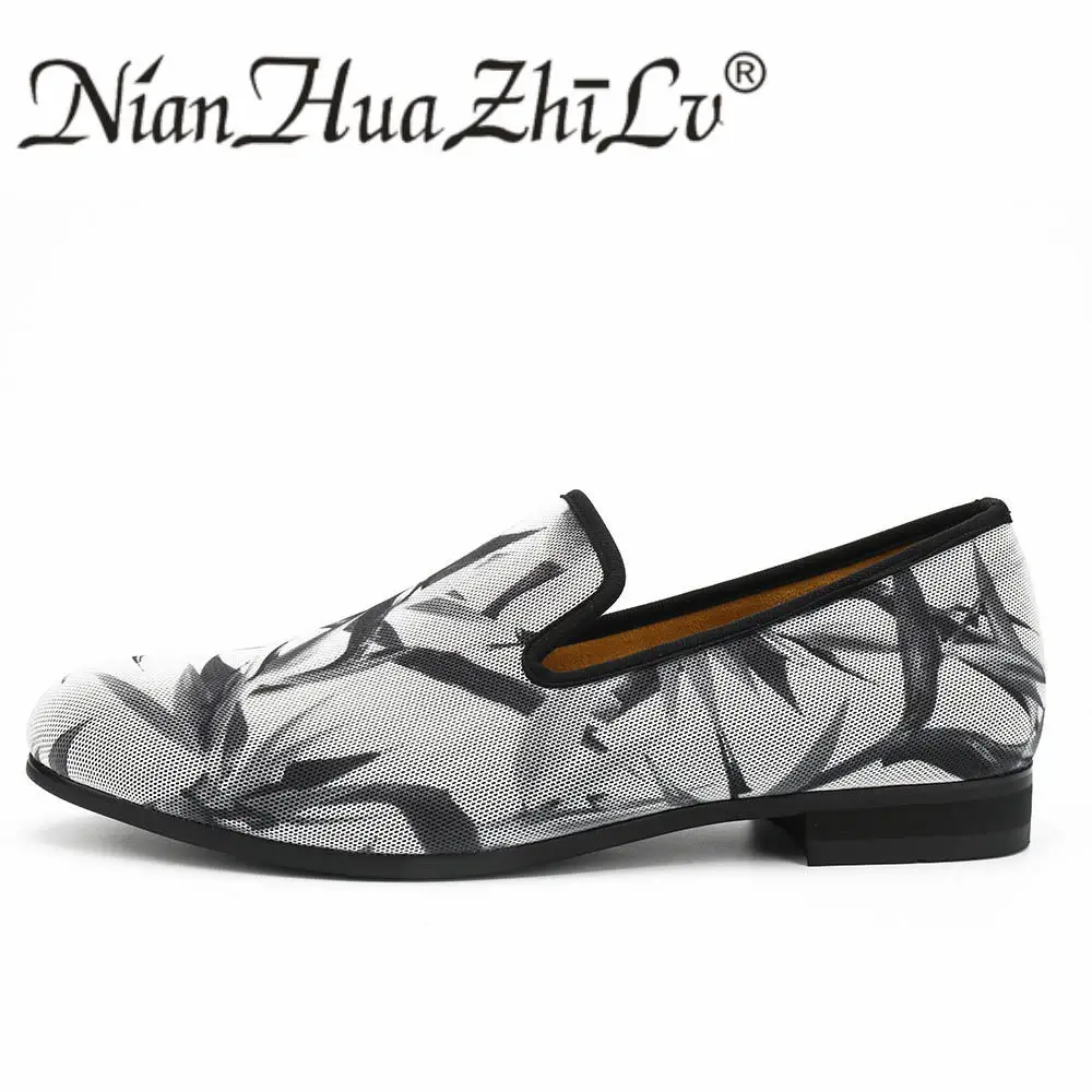Casual Estilos Novos Malha Partido Sapatos Matching Do Chinelos Impressão De Moda Color Preguiçosos Respirável Apartamentos Dos Homens Efeito rvqdr