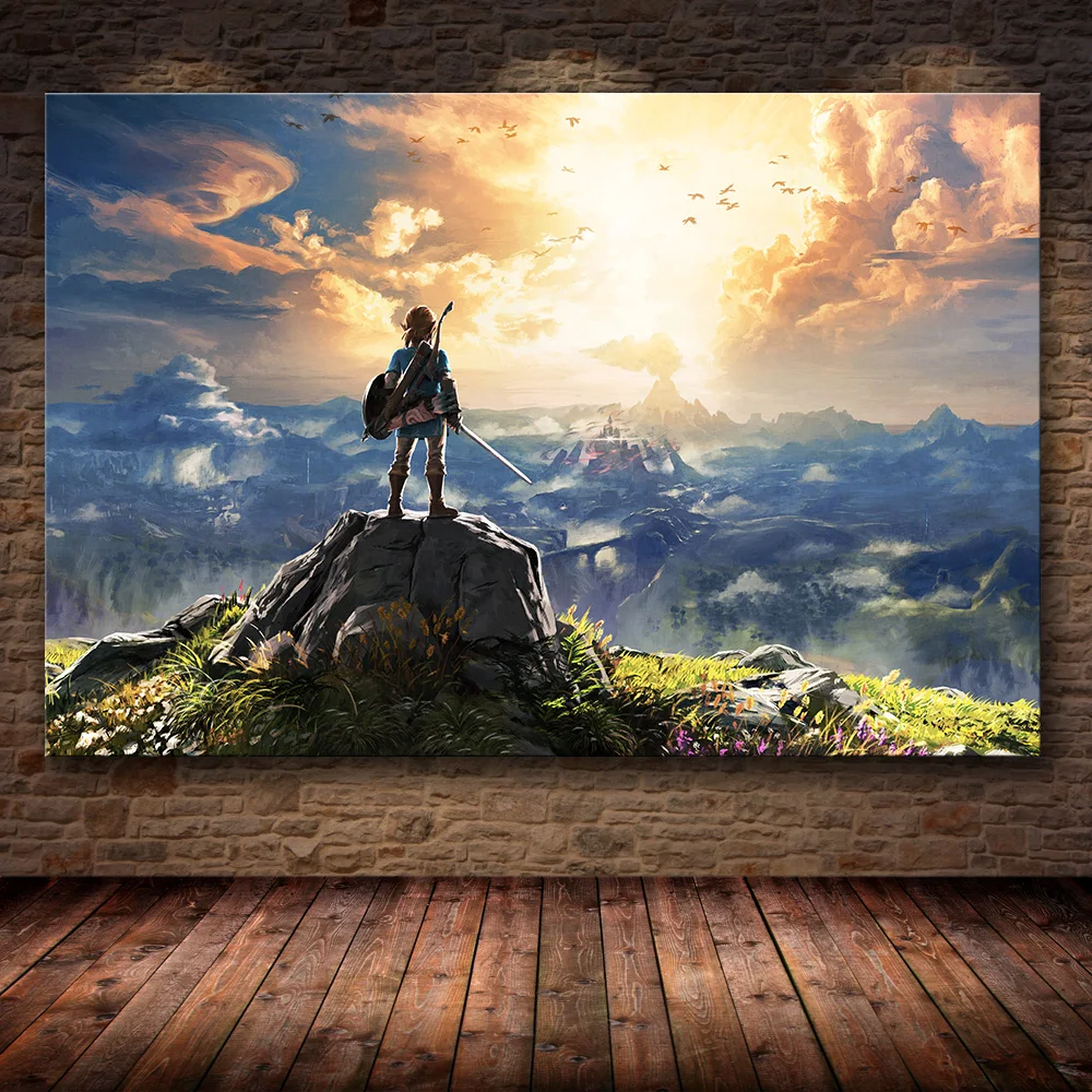 

Unframed The Game Poster Decoration Painting of The Legend of Zelda: Breath of the Wild on HD Canvas canvas painting art poster