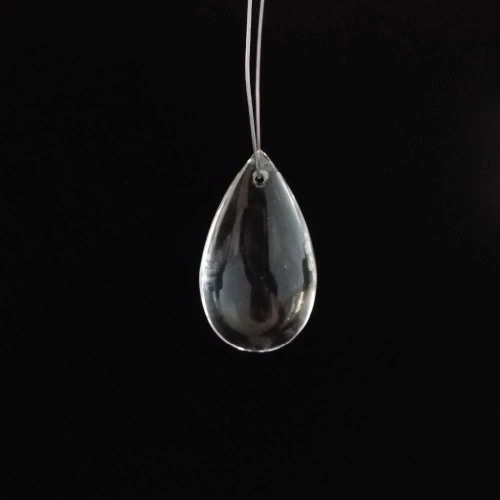 38mm 380 pieces Smooth water drop hanging pendant raindrops for