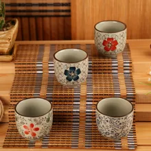150 мл, японская чайная чашка, винтажная, под глазурованной керамикой, голубой и белый фарфор, чайная чашка, чаша, чайный набор кунг-фу
