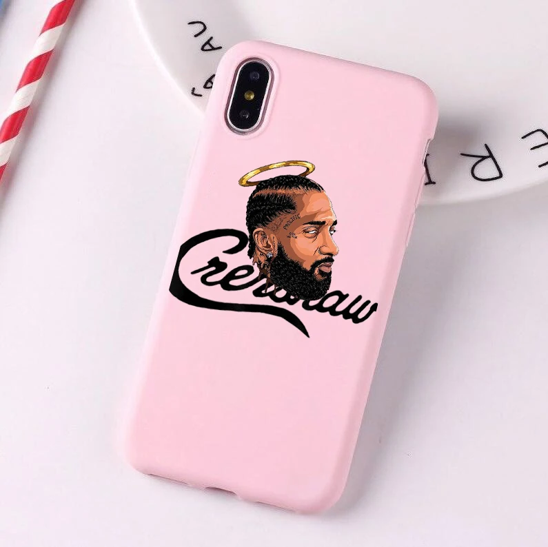 Рэпер Nipsey Hussle цвет мягкий, силиконовый, из ТПУ чехол для телефона для Apple iPhone 8, 7, 6, 6S Plus, X XS MAX XR 11 pro