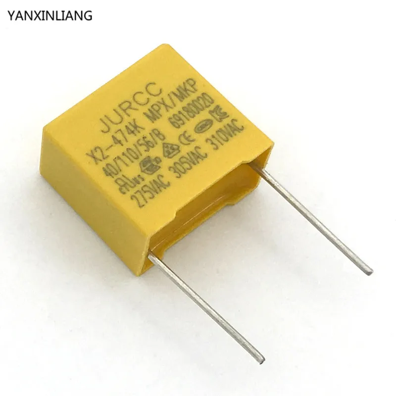 20pcs 470nF capacitor X2 capacitor 275VAC Pitch 15mm X2 Polypropylene