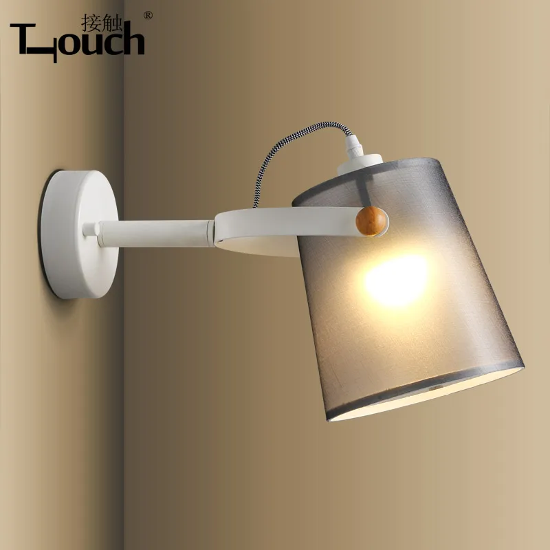 

and contracted sitting room personality study LED energy-saving, wrought iron wall lamp of bedroom the head of a bed