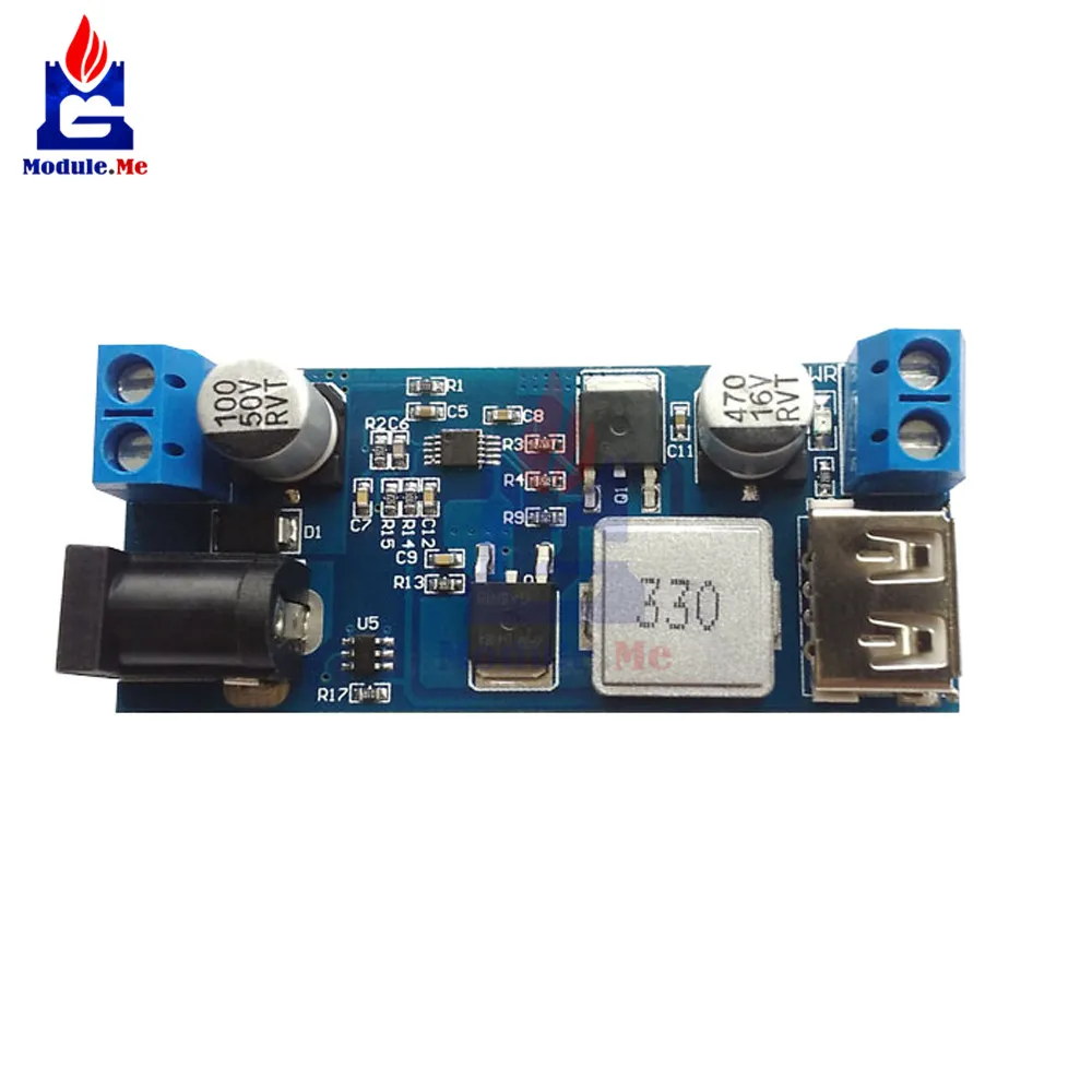 DC 24V 12V To 5V 5A модуль питания|power module|dc-dc step-down12v to 5v |
