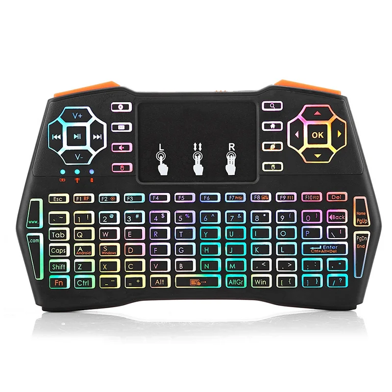 

5 Types i8 Plus Handheld Backlight Mini Wireless Keyboard TouchPad For TV Box Gaming Air Mouse Remote Control