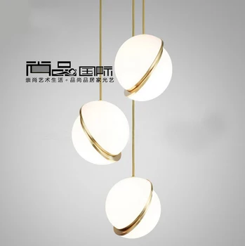 

LED Postmodern Nordic Iron Glass Bubbles Designer LED Pendant Lights For Dinning Room kitchen Restaurant Suspension Luminaire