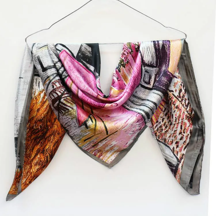 Buy new arrival women silk scarves luxury high grade
