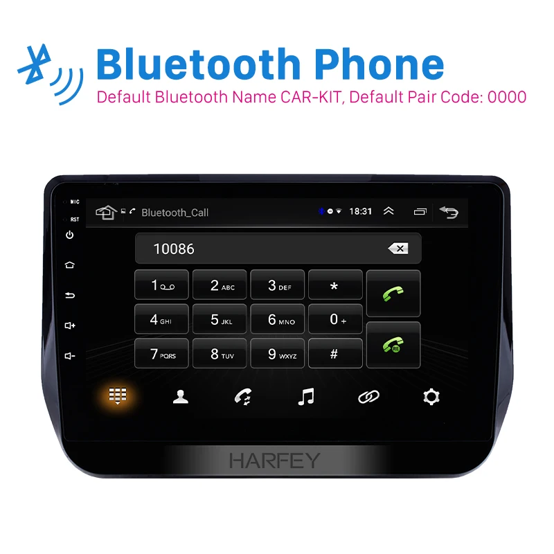 Discount Harfey for Hyundai H1 Grand Starex 2017 2018 2019 Touchscreen Android 8.1 9" Bluetooth Car Stereo AUX WIFI support DAB+ OBD2 DVR 1