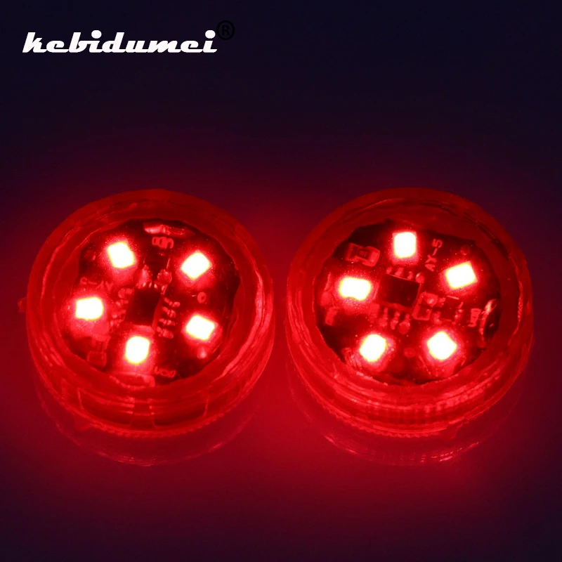 

kebidumei 2pcs 5 LEDs Warning Flash Lamp Safety Indication Wireless Anti-Collision signal light parking lamps Car Openning Door