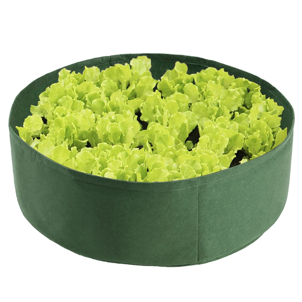 Garden Felt Grow Bag Green Planter Gardening Flower Extra Large Raised Planting Bed Seedling Nursery Grow Bags Growing Pot Garden Felt Grow Bag Green Planter Gardening Flower Extra Large Raised Planting Bed Seedling Nursery Grow Bags Growing Pot