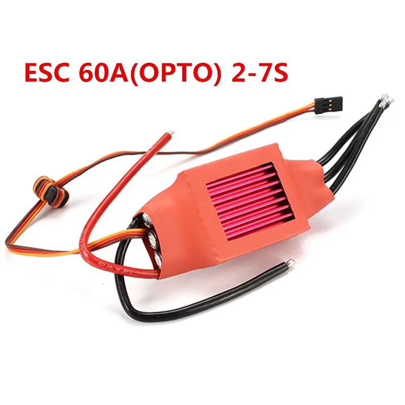 Красный кирпич 10A/50A/60A/100A/125A ESC бесщеточный ESC BEC/UBEC/OPTO/NO BEC для радиоуправляемого дрона квадрокоптера запасные части Аксессуары