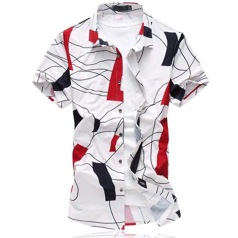 LONMMY M-6XL, мужская рубашка, платье, Camisa masculina, брендовая одежда, мужские рубашки, облегающие, с коротким рукавом, размера плюс, одежда, лето