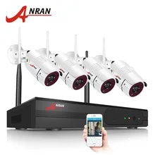 ANRAN 4CH CCTV Camera System Wifi 1080P NVR Kit H.264 1080P HD IP Camera Wifi Outdoor Night Vision Security Camera System