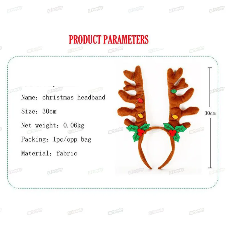 Новые Детские взрослых оленьи рога, Олень Рог лося оголовье головной убор вечерние пользу поставок Рождественская