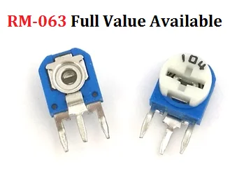 20 шт. RM 063 103 10K 100R 200R 500R 1K 2K 5K 20K 50K 100K 500K RM063 потенциометр переменный резистор 101 102 104