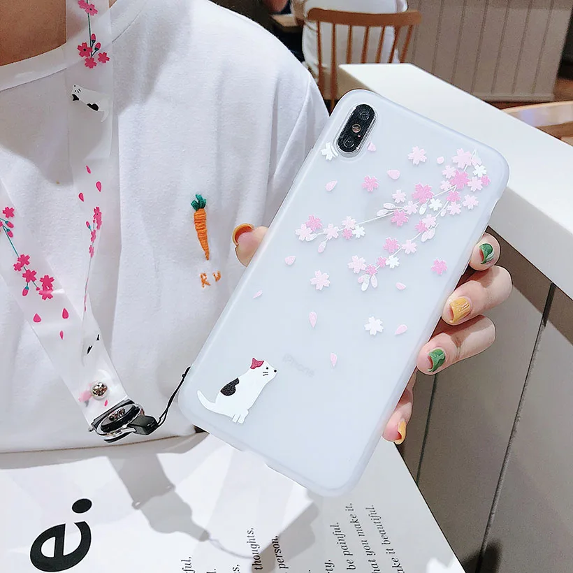 

Redmi Note 6 Pro 7 Pro 5 Plus 5A 6A 4 4X 4A Go Strap Case for Xiaomi Mi 8 Lite 9 SE Explorer Youth 3D Cat Rabbit Case Cover