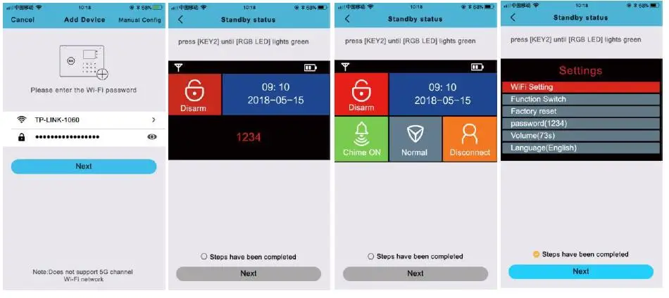 Абсолютно новая GSM Wi-Fi сигнализация, iOS Android APP Контролируемая домашняя охранная сигнализация, домашняя охранная сигнализация