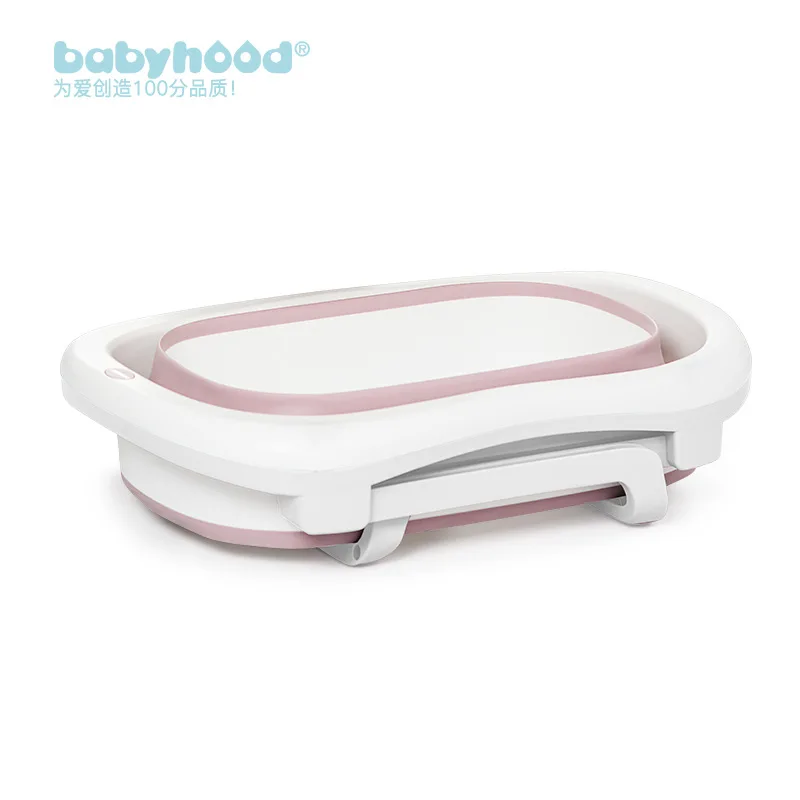 Large Size Folding Child Kids Bath Tub Thicken Solid Purple/Blue Baby Bathtub Baby Girls&Boy Bath Barrels