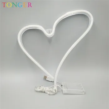 

TONGER Decorations Indoor Lighting Wall Lamp LED Night Light Marquee USB or Battery Operated Neon lights Sign for Home neon kids