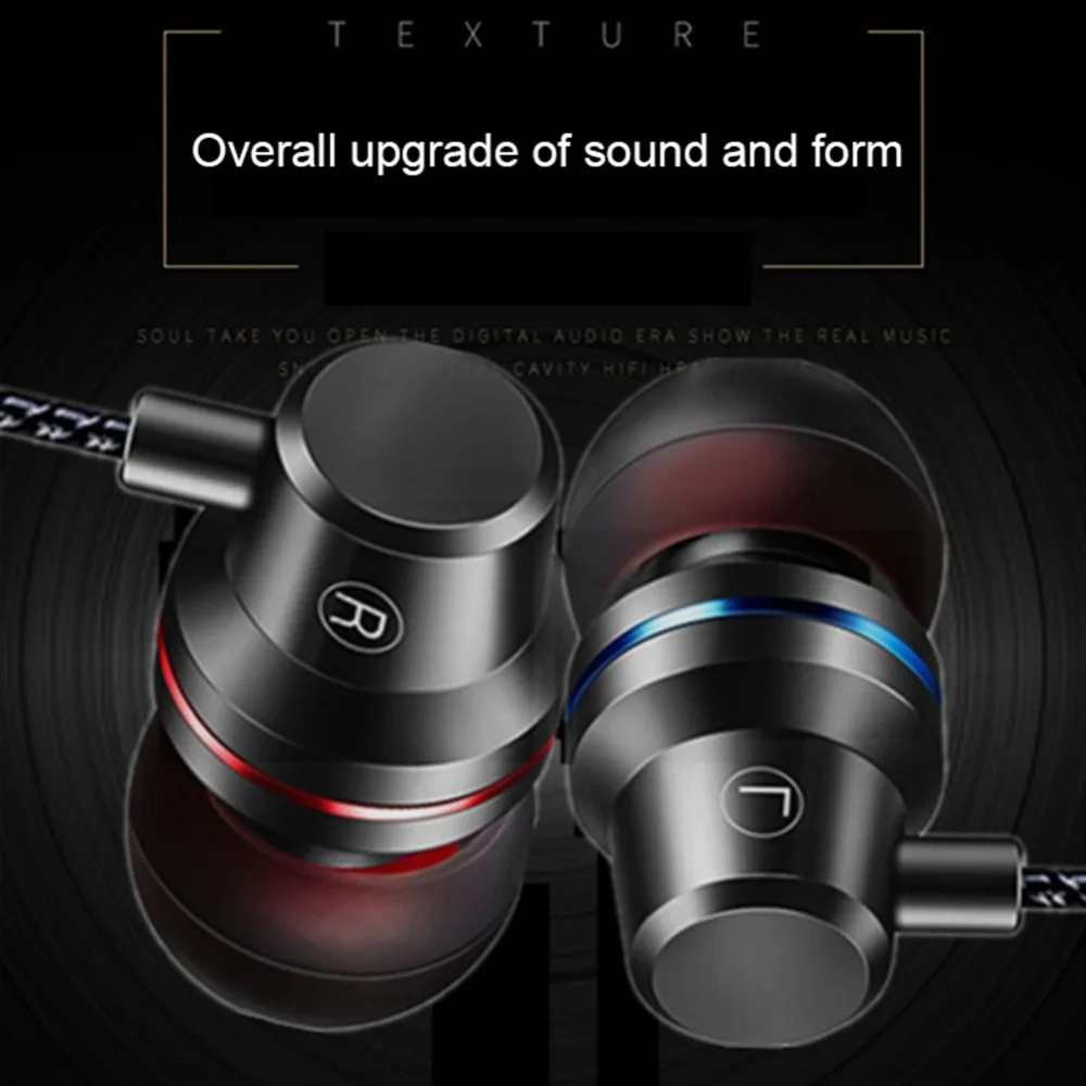 Hangrui 3.5mm In-ear Wired Earphone For Xiaomi Samsung iphone Smartphone  Music Earphones With Microphone In Ear Sport Earphone (9)