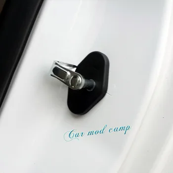 

Plastic Interior Door Lock Buckle Protector Guard Cover 4pcs For Vauxhall Opel Mokka / Buick Encore 2013 2014 2015 2016 2017