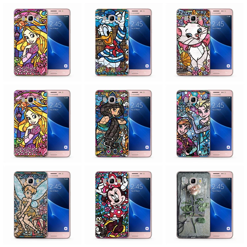 Case For Samsung Galaxy A3 A5 2016 2015 2017 prime J1 J3 J5 J7 TPU Colorful Pattern Soft Painted Design Cover Fundas N147 |