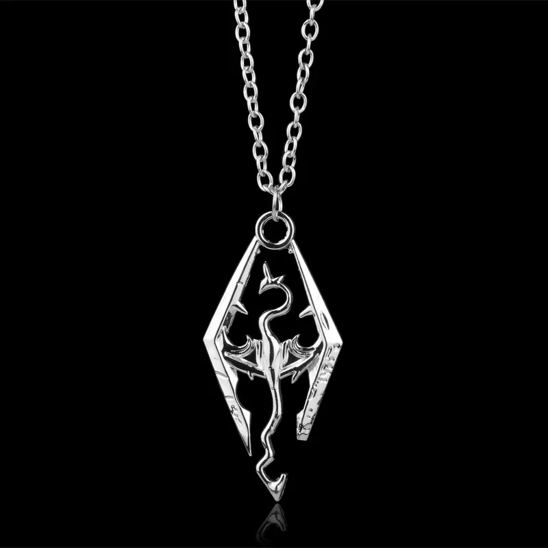 The Elder Scrolls Necklaces Hot Game Jewelry Skyrim The Dinosaur