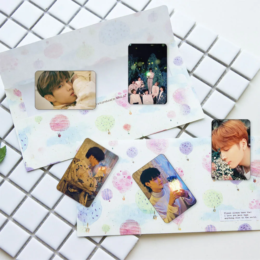 

10Pcs/Set GOT7 Present:You Photocard Photo Stikcy Card Student Crystal Card Sticker
