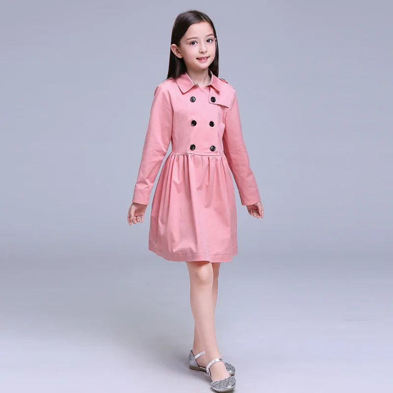 

JKP 2018 new Europe and the United States fashion spring and autumn 100% cotton long-sleeved children girl fashion dress QZ-19