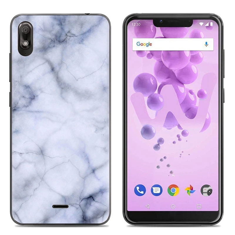 Чехол для Wiko View 2 go чехол s силиконовый мягкий из ТПУ с цветком милым единорогом