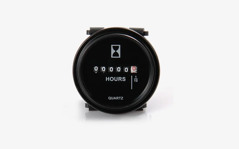 Horímetro para o Diesel do Gerador a Gasolina Hour Meter Mecânica Contador Temporizador Gasolina Motor dc 6 v 8 12 24 36 48 72 80 13 High Quality Automóveis e motos