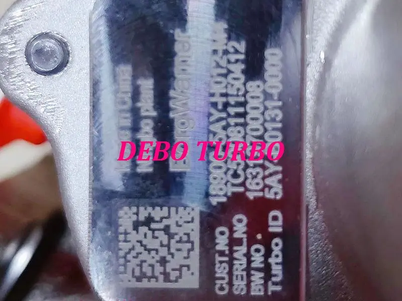 Подлинный Турбокомпрессор BORGWARNERS B01 16319700008 18900-5AY-H012-M4 для HONDA CIVIC 10 CRIDER P10A1 1,0 T 92KW/125HP