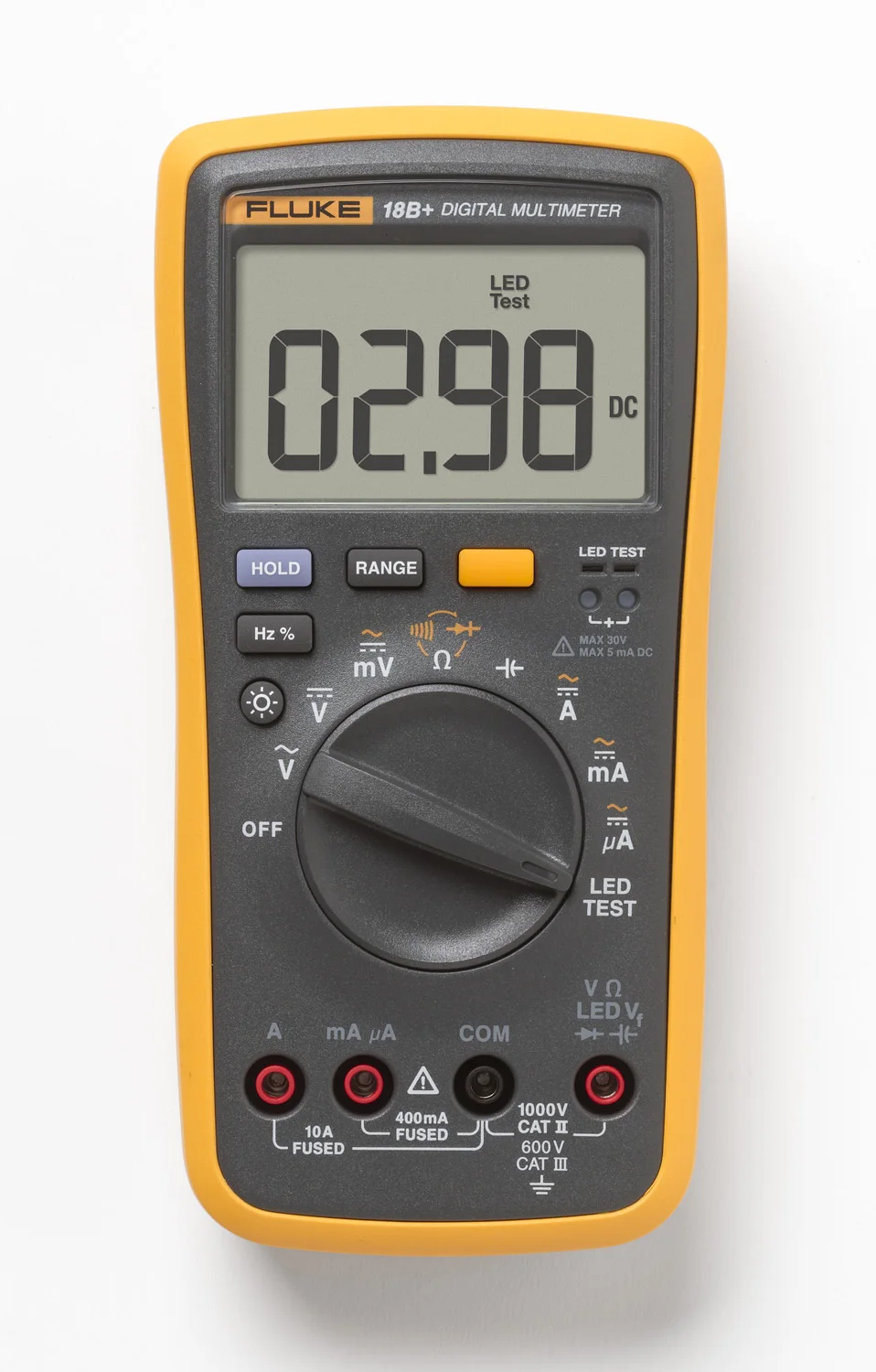 Latest Fluke 18B+ Plus AC DC Voltage Current Digital Multimeter DMM