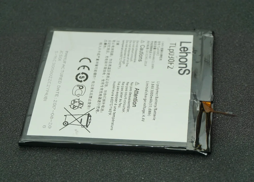 LehonS 3000 мАч Замена Батарея для Alcatel One Touch Idol 4S 6070 К 6070O 6070Y DTEK60 TLP030F1/TLP030F2 5