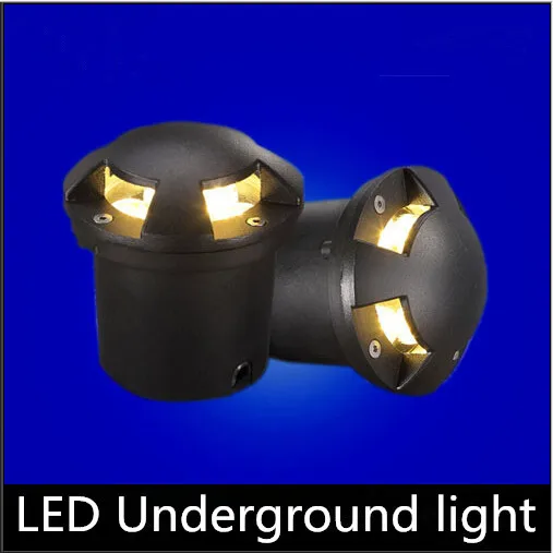 

Free Shipping, AC85~265V High Power 5*2W 10W 6*2W 12W LED Buried Light Waterproof LED Underground Lights, 2 Years Warranty