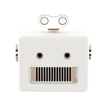 

Portable Retro Robot Shape Bluetooth Speaker Cartoon Mini Outdoor Wireless Speaker Hifi Bass Column Loudspeaker With Microphon