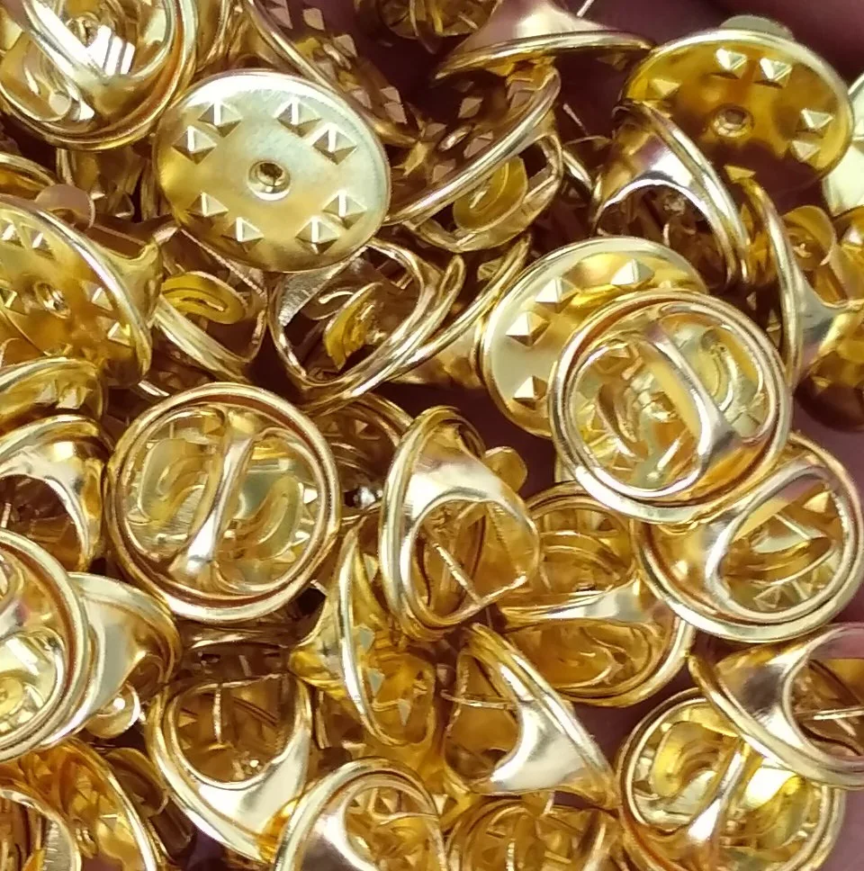 1000pcs METAL HAT PIN BACKS tac lapel pins Butterfly Clasp Tie Tacks