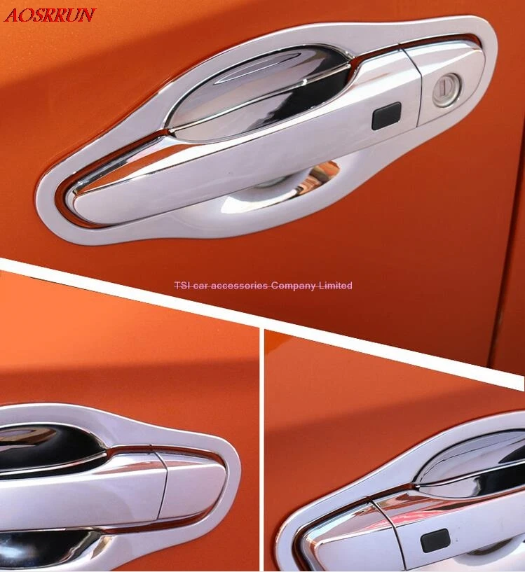 Высокое качество ABS запястья дверной ручки хромированные наклейки подходящие Чехлы для hyundai Creta автомобильные аксессуары автостайлинг