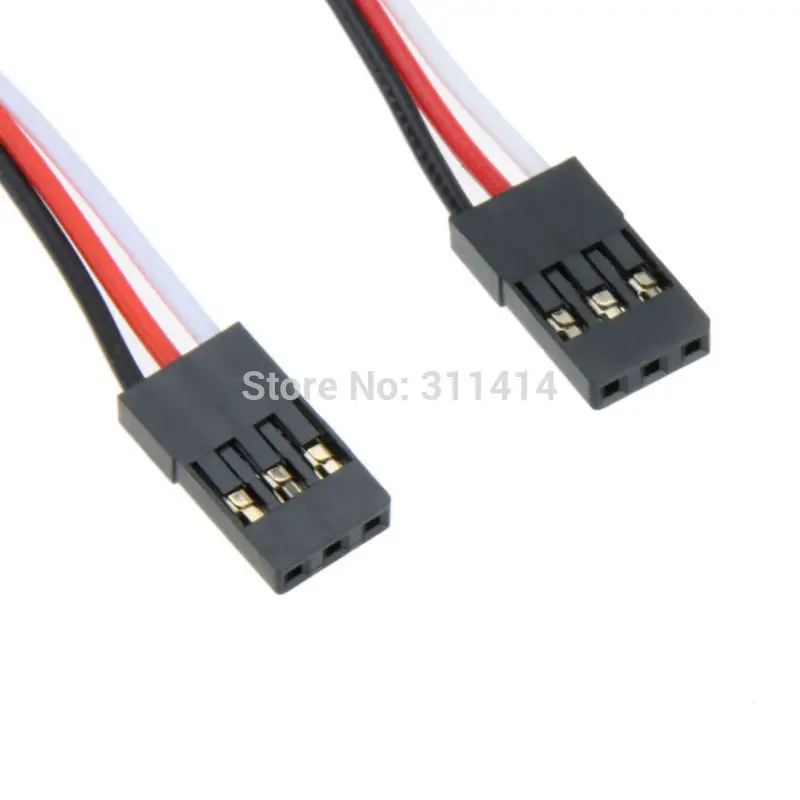 10cm Servo Extension MALE TO MALE-2