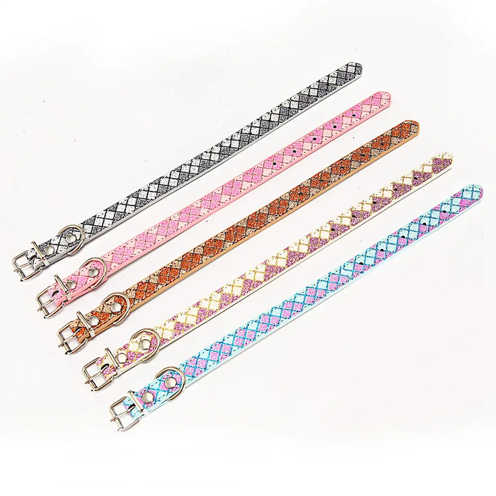 Plaid Pet Collars For Small Large Leashes Dogs Collars Basic Training Leashes For Large Dogs Collar (12)