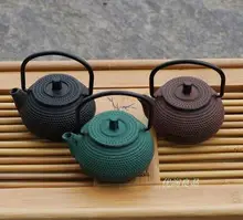 Mini topf Kleinen topf 0.05l gusseisen teekanne gusseisen topf wasser eisen topf tee pet