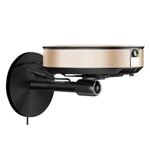 JmGO G1S 3D DLP Smart Home Theater Projector Gold + Pan & Tilt Wall / Ceiling Mount with Ball Head